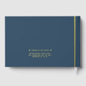 Eleganter wahrer Auftritt, in Love Memory Blue Bee Gästebuch (Rückseite)