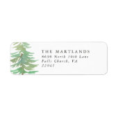 Eleganter Wald mit Wasserfarben (Vorne)
