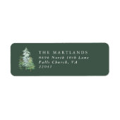 Eleganter Wald mit Wasserfarben (Vorne)