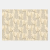 Eleganter Wald und Hirsche Geschenkpapier Set (Vorderseite 2)