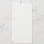 Eleganter Wald | Waldhochzeitsmenü (Rückseite)