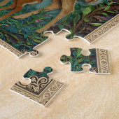 Eleganter Waldhirsch - Paper Quilling Puzzle (Seite)