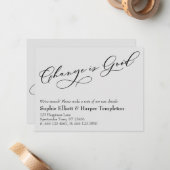 Eleganter Wandel ist eine gute Ankündigung der Gra (Vorderseite/Rückseite Beispiel)