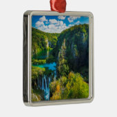 Eleganter Wasserfall landschaftlich, Kroatien Ornament Aus Metall (Rechts)