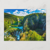 Eleganter Wasserfall landschaftlich, Kroatien