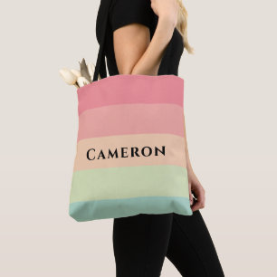 Eleganter Wasserfarben-Regenbogen Tasche