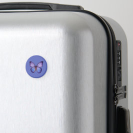 Eleganter Wasserfarben-Schmetterling in Lila Magnet