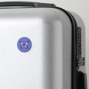 Eleganter Wasserfarben-Schmetterling in Lila Magnet