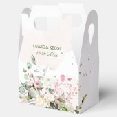 Eleganter Wasserfarbenfroh Rosa Kaugummi Eukalyptu Geschenkschachtel (Geöffnet)