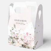 Eleganter Wasserfarbenfroh Rosa Kaugummi Eukalyptu Geschenkschachtel (Geöffnet)