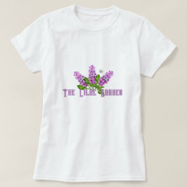 Eleganter Wasserfarbenlila-Zweig T-Shirt