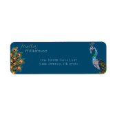 Eleganter Wasserfarbenpfau (Vorne)