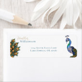 Eleganter Wasserfarbenpfau (Insitu)