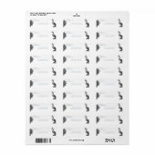 Eleganter Wasserfarbenpfau (Vorne)