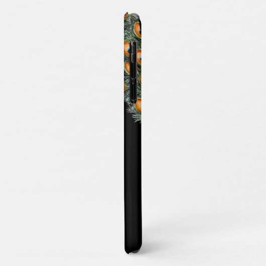 Eleganter Wasserfarbenpfau Personalisiert Case-Mate iPhone Hülle (Hinten/Links)