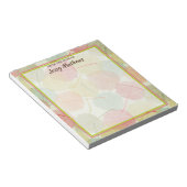 ELEGANTER WASSERFARBSCHUHE BOTANISCHER NATURSCHUTZ NOTIZBLOCK (angewinkelt)