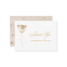 Eleganter Watercolor Bär Geburtstag vielen Dank fü