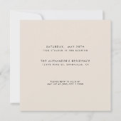 Eleganter Watercolor Bluebird Meilenstein Geburtst Einladung (Rückseite)