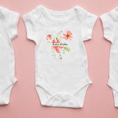 Eleganter Watercolor Floral Baby T - Shirt | Neues