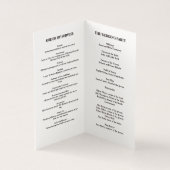 Eleganter Watercolor Floral Bold Red-Orange Sunset (Innenseite)