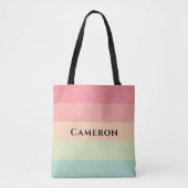 Eleganter Watercolor Rainbow Tasche (Vorderseite)