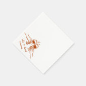 Eleganter Wedding Cocktail Serviette (Ecke)