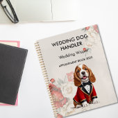 Eleganter Wedding Dog Handler Trainer mit QR-Code Planer