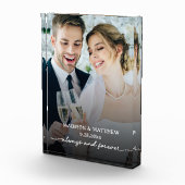 Eleganter Wedding Foto Block (Rechts)