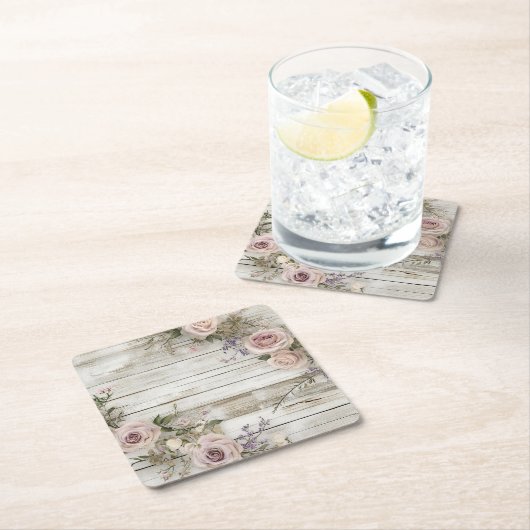 Eleganter Wedding Paper Untersetzer (Vor Ort)