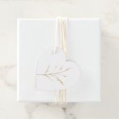 Eleganter Weihnachts-Urlaub in Florals Geschenkanhänger (Beispiel)