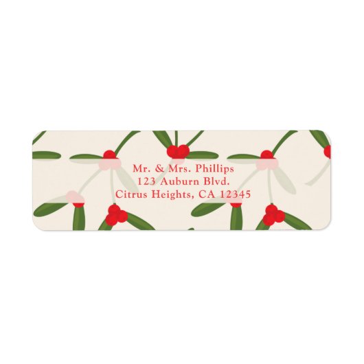 Eleganter Weihnachts Winter Berries Urlaub (Vorne)