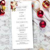 Eleganter Weihnachts Winter Floral Programm