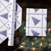 Eleganter Weihnachtsbaum | Charming Lavender Lila Geschenkpapier