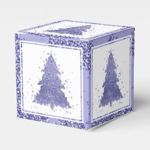 Eleganter Weihnachtsbaum   Charming Lavender Lila Geschenkschachtel