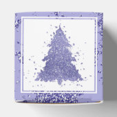 Eleganter Weihnachtsbaum | Charming Lavender Lila Geschenkschachtel (Oben)