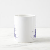 Eleganter Weihnachtsbaum | Charming Lavender Lila Kaffeetasse (Mittel)