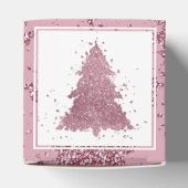Eleganter Weihnachtsbaum | Dusty Mauve Pink Spritz Geschenkschachtel (Oben)