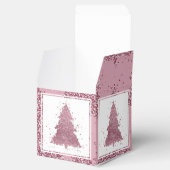 Eleganter Weihnachtsbaum | Dusty Mauve Pink Spritz Geschenkschachtel (Geöffnet)