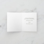 Eleganter Weihnachtsbaum Feiertagskarte (Innenseite)