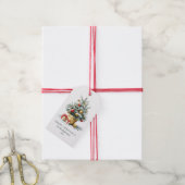 Eleganter Weihnachtsbaum Geschenkanhänger (Mit Garn)