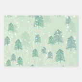 Eleganter Weihnachtsbaum Geschenkpapier Set (Vorderseite 3)