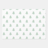 Eleganter Weihnachtsbaum Geschenkpapier Set (Vorderseite 2)