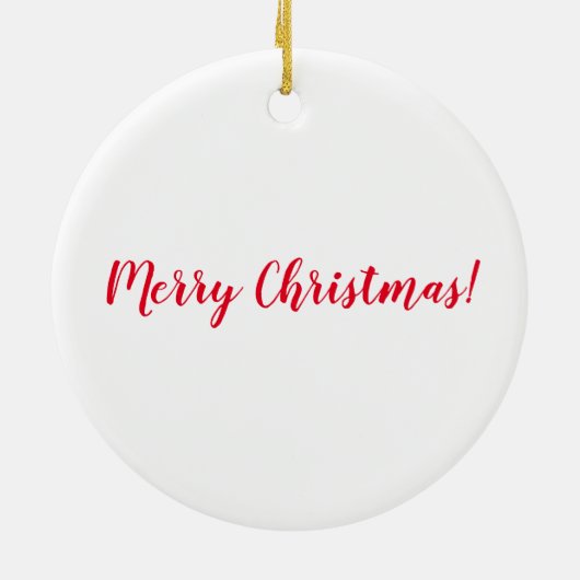 Eleganter Weihnachtsbaum in Rot und Grün Keramik Ornament (Hinten)