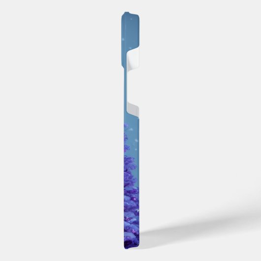 Eleganter Weihnachtsbaum iPhone Hülle (Linke Seite)