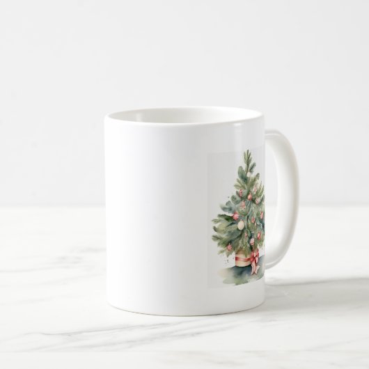 Eleganter Weihnachtsbaum Kaffeetasse (VorderseiteRechts)