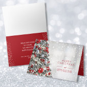 Eleganter Weihnachtsbaum Karte