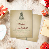 Eleganter Weihnachtsbaum Kraft Budget Hochzeit Ein