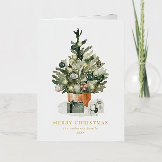 Eleganter Weihnachtsbaum ohne Foto (Vorderseite)