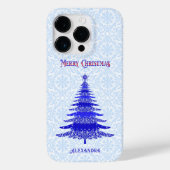 Eleganter Weihnachtsbaum Personalisiert Case-Mate iPhone Hülle (Rückseite)