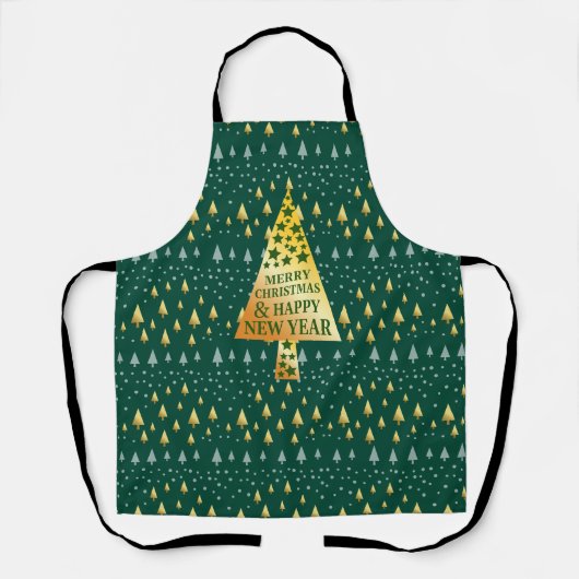 Eleganter Weihnachtsbaum Schürze (Vorderseite)